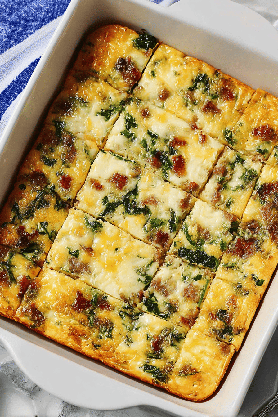 Simple Breakfast Casserole Bake