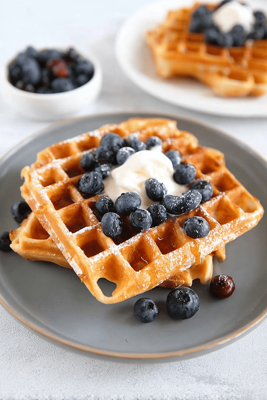 Sourdough Waffle Delight