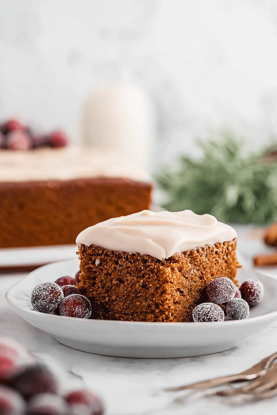 Spiced Gingerbread Cake Delight