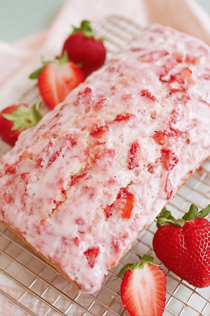 Strawberry Cake Pound Delight