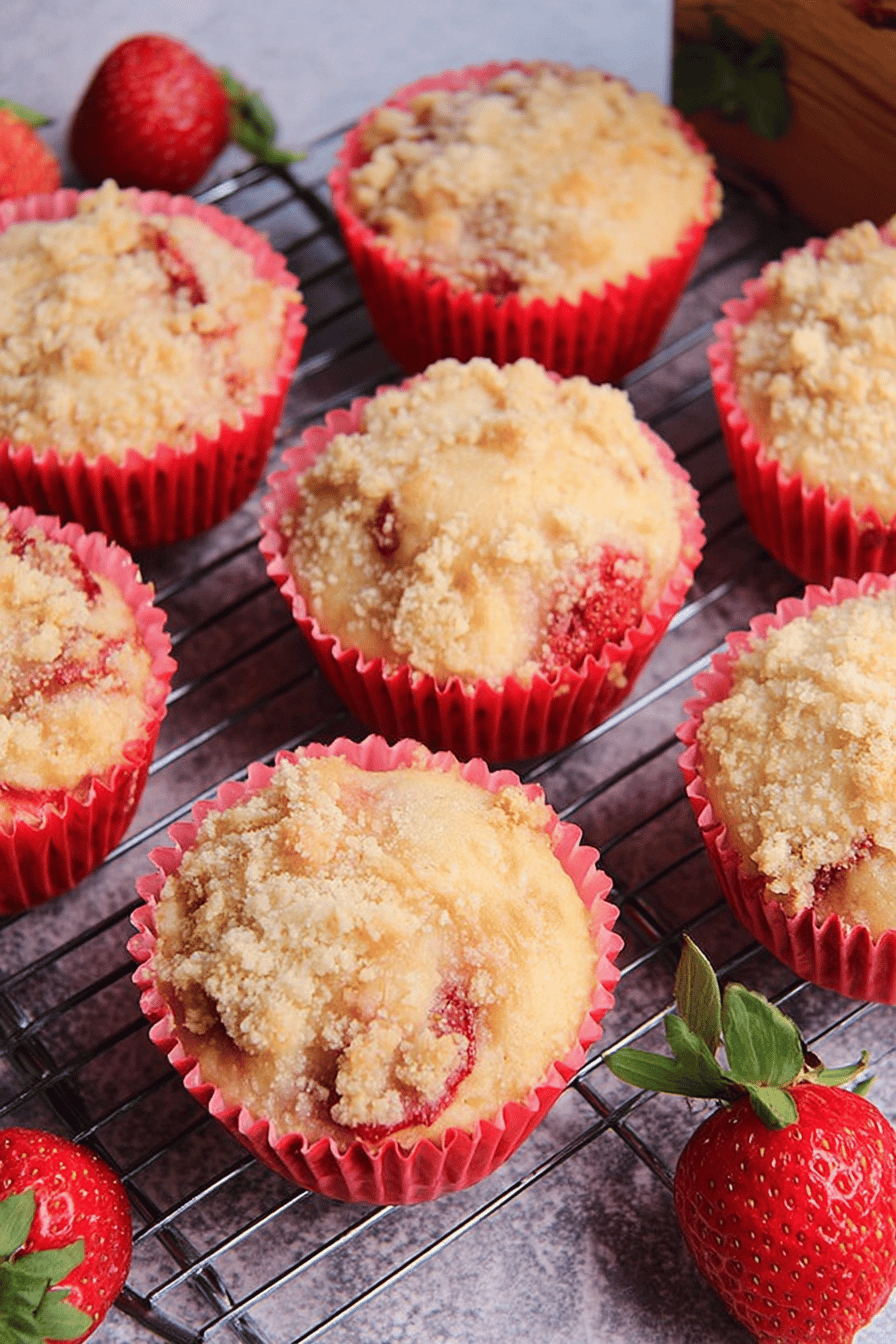Strawberry Cream Cheese Muffin Delights