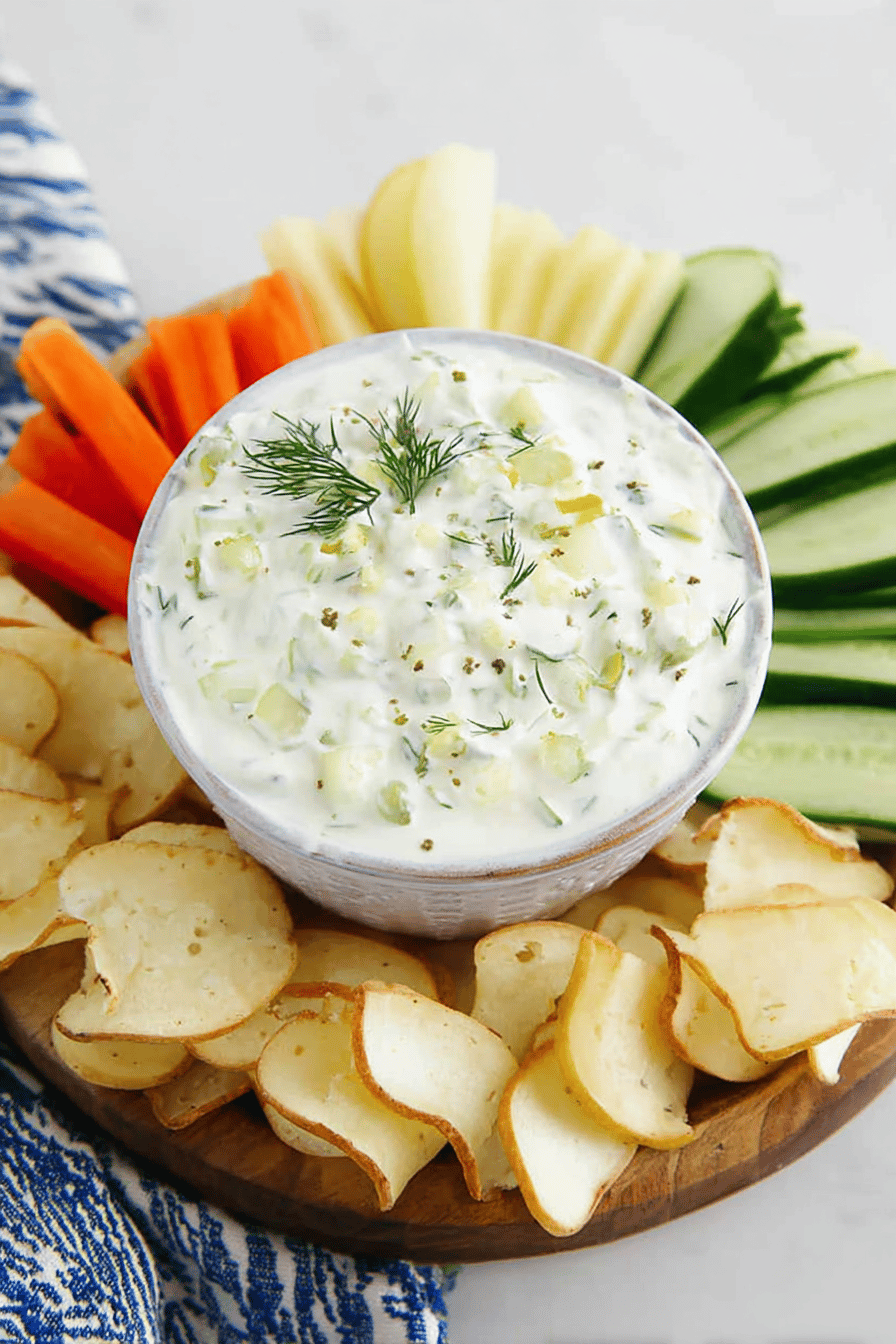 Tangy Dill Pickle Dip Delight