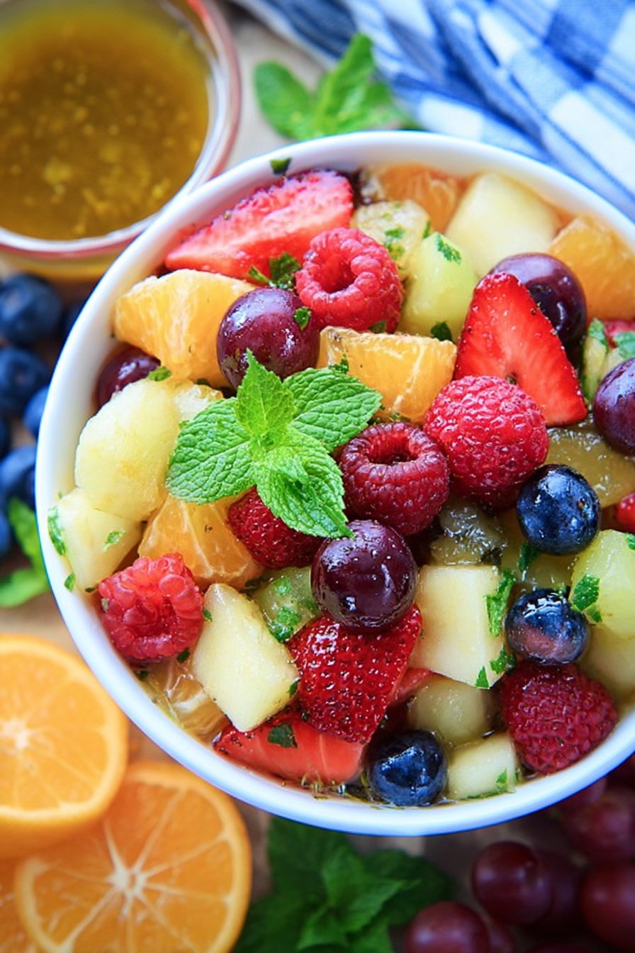 Zesty Citrus Fruit Salad Dressing