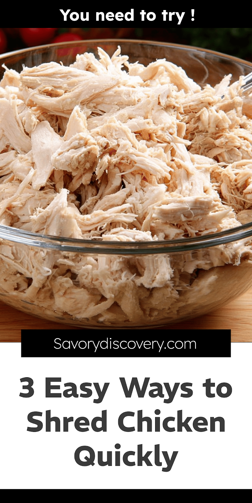3 Easy Ways to Shred Chicken Quickly
