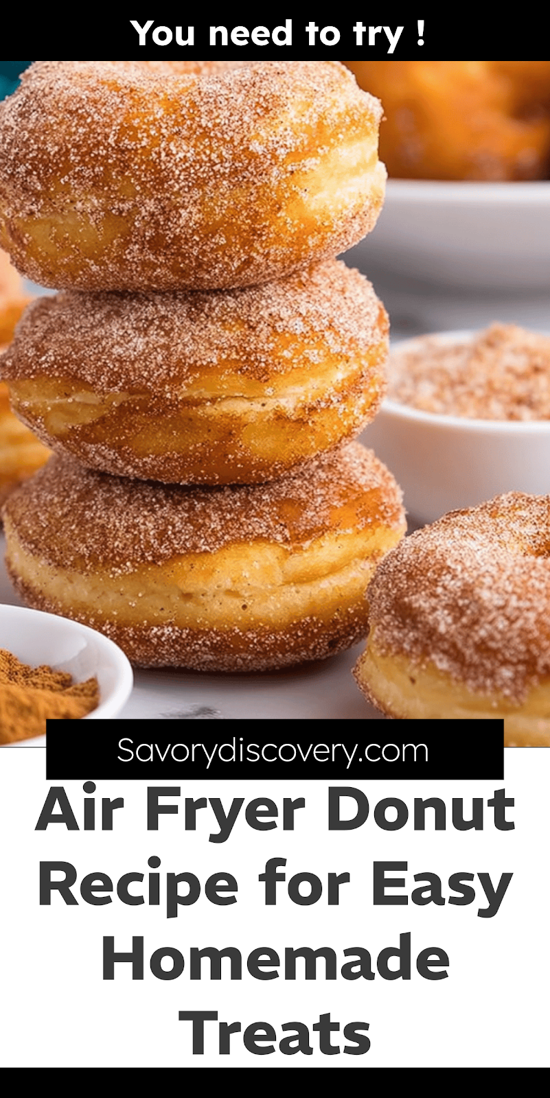 Air Fryer Donut Recipe for Easy Homemade Treats