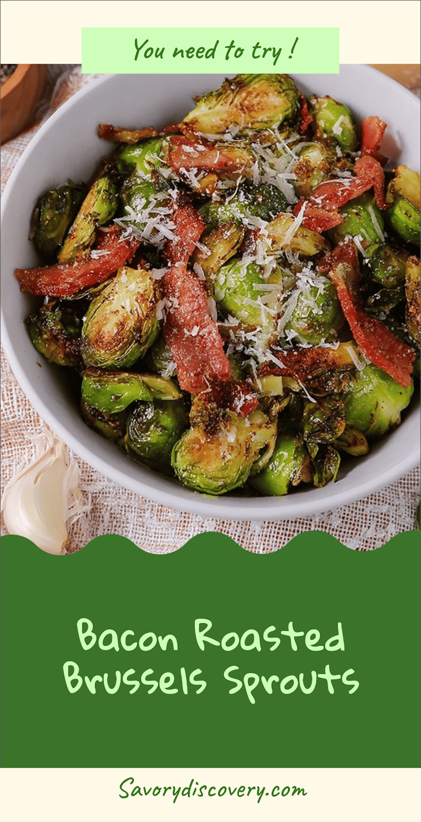 Bacon Roasted Brussels Sprouts