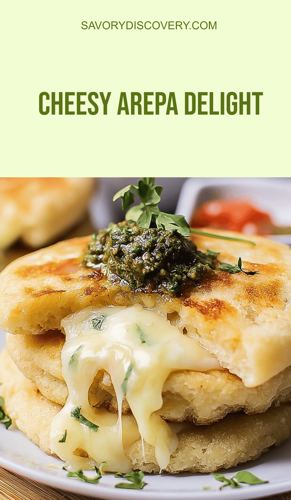 Cheesy Arepa Delight