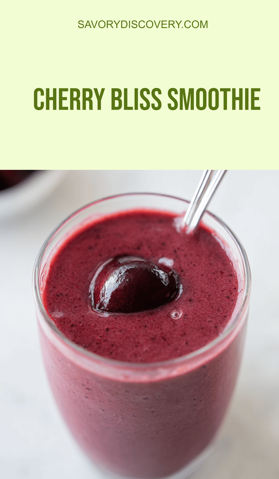Cherry Bliss Smoothie