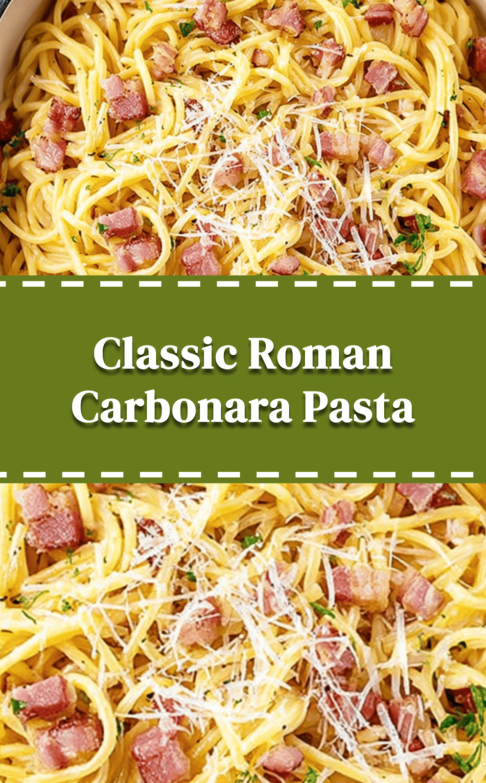 Classic Roman Carbonara Pasta
