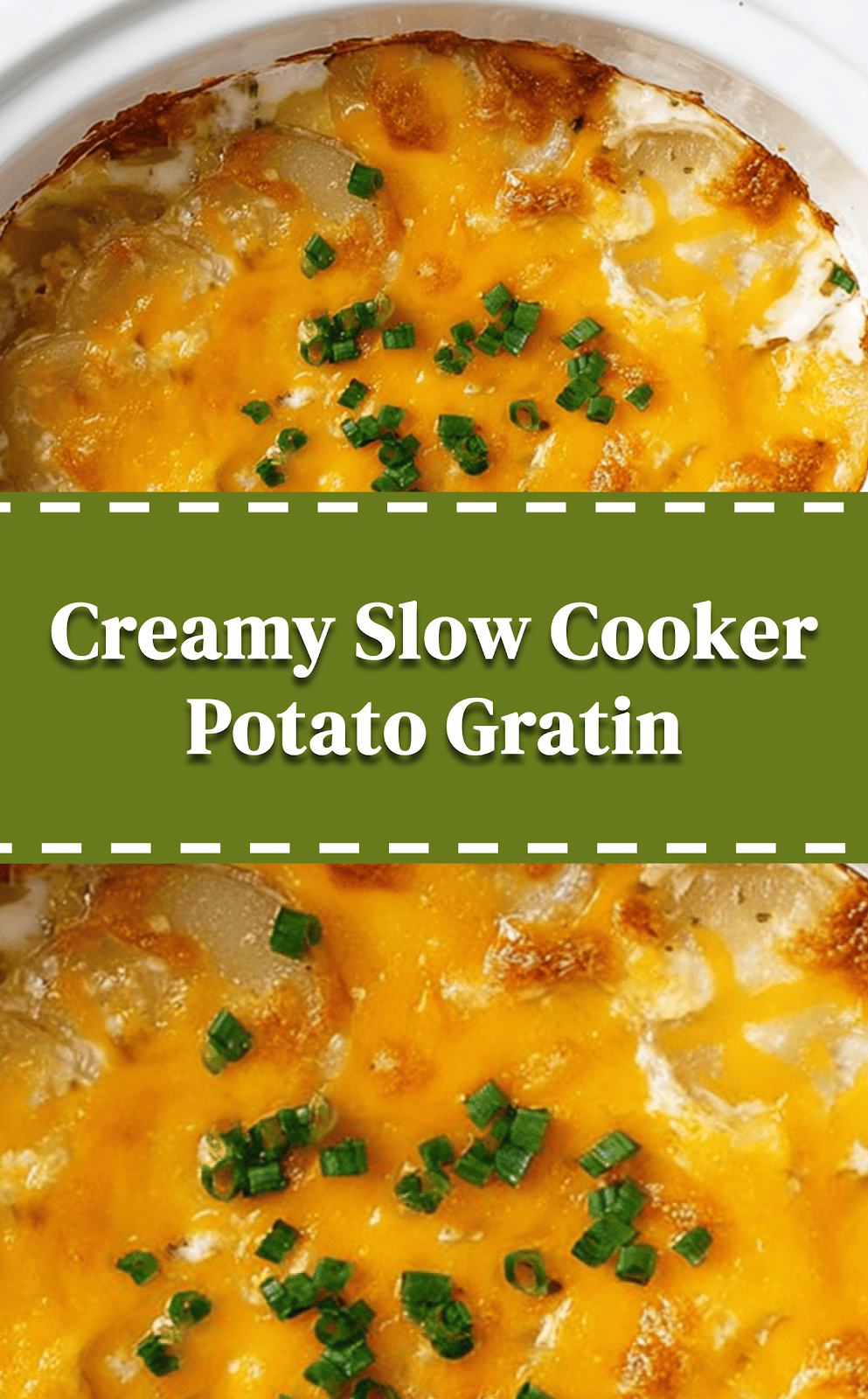 Creamy Slow Cooker Potato Gratin