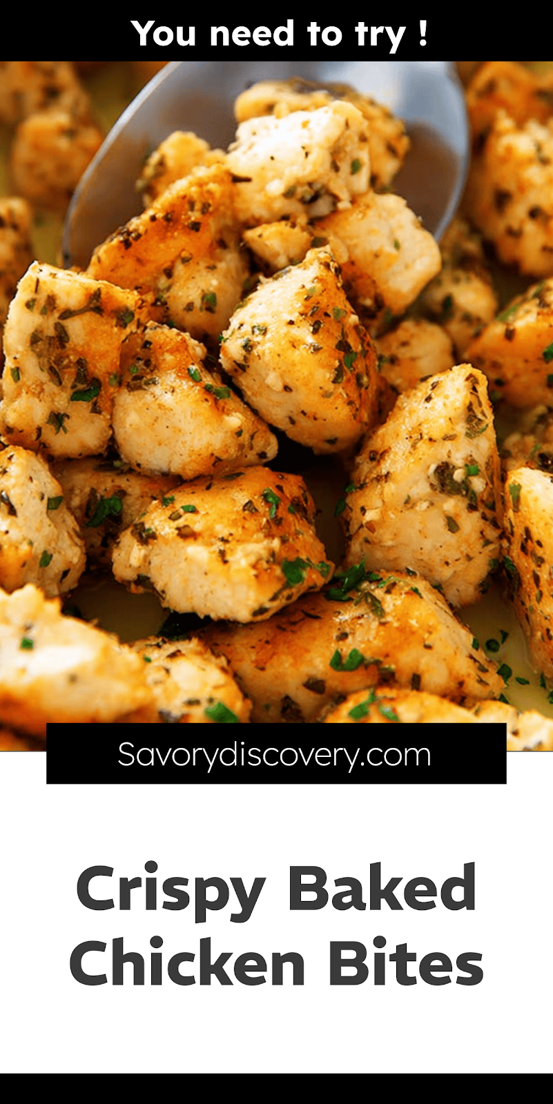 Crispy Baked Chicken Bites