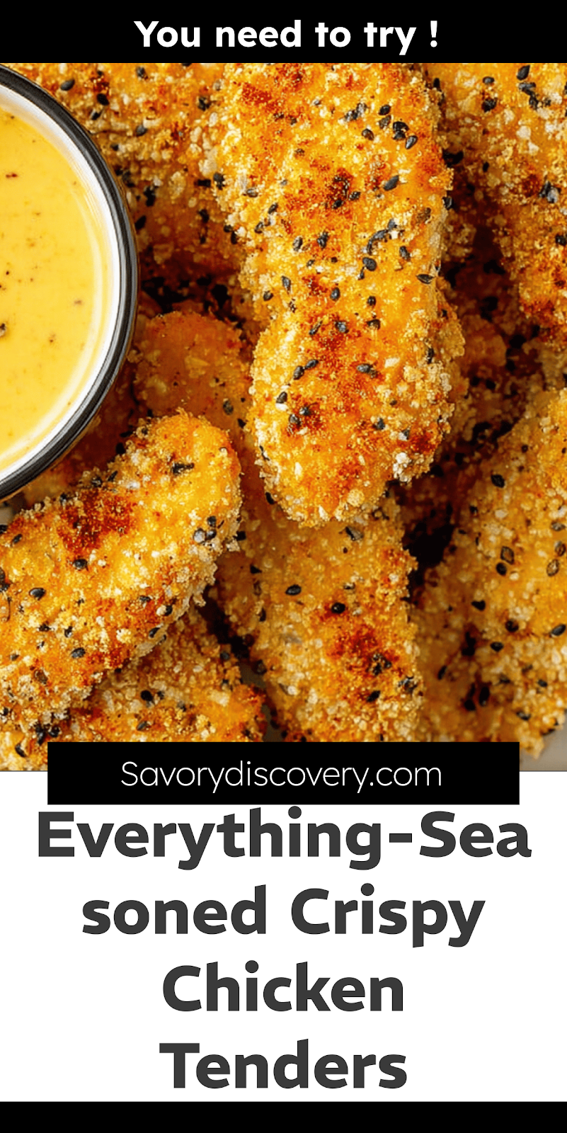 Everything-Seasoned Crispy Chicken Tenders