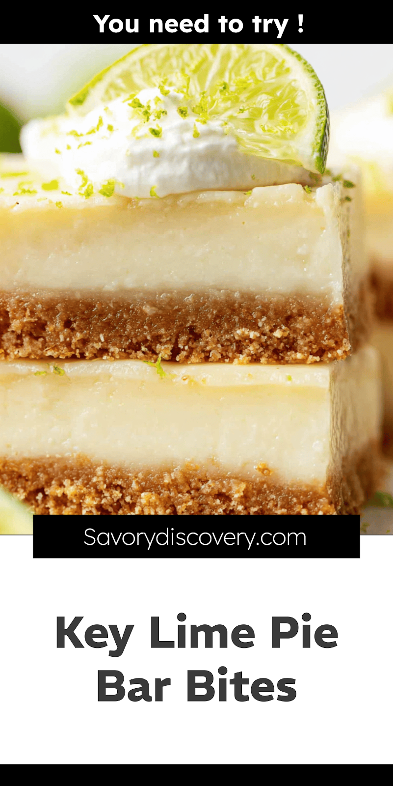 Key Lime Pie Bar Bites