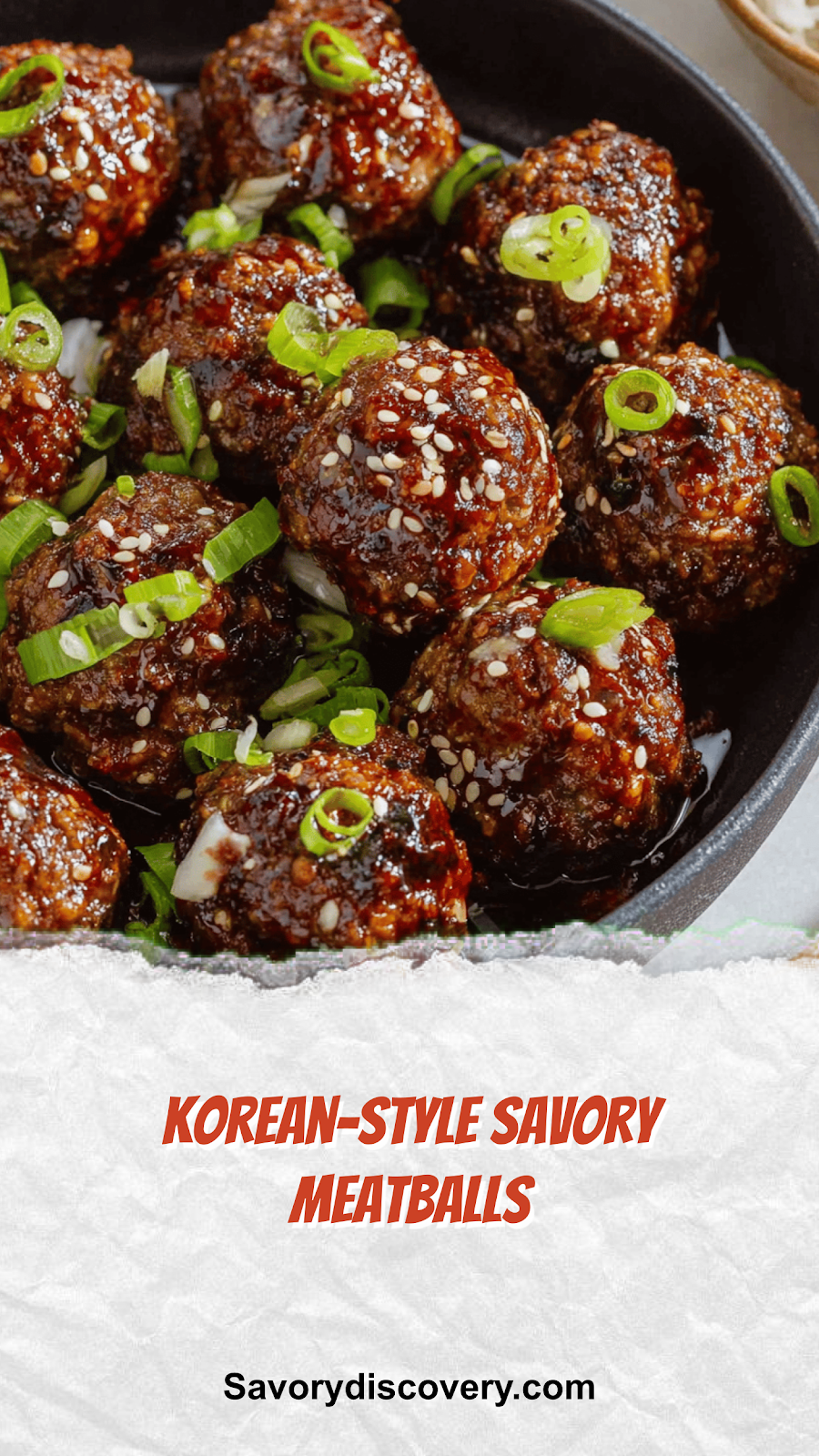 Korean-Style Savory Meatballs