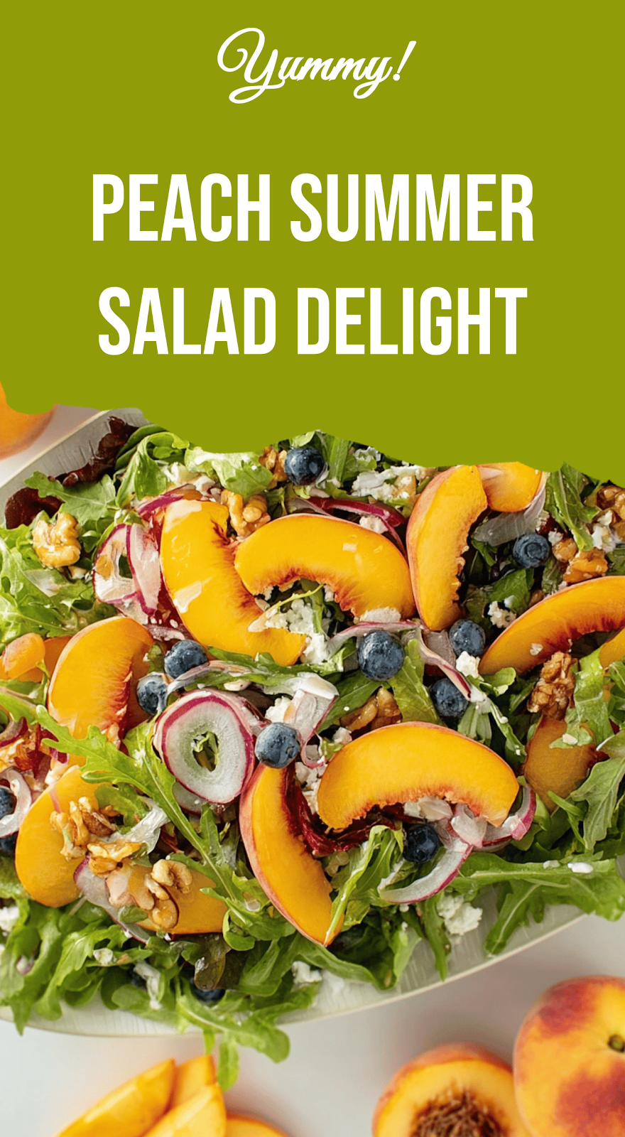 Peach Summer Salad Delight