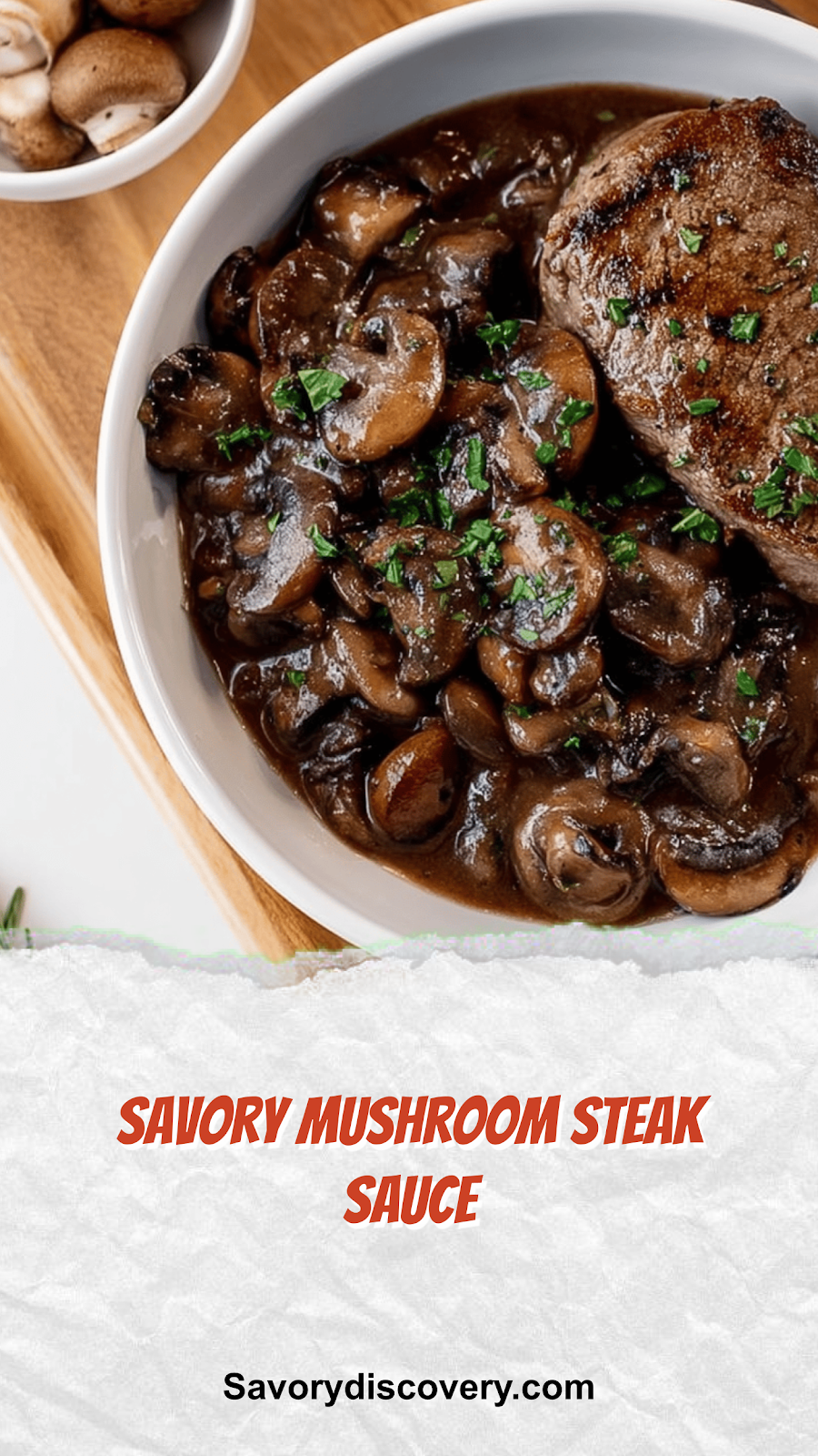 Savory Mushroom Steak Sauce