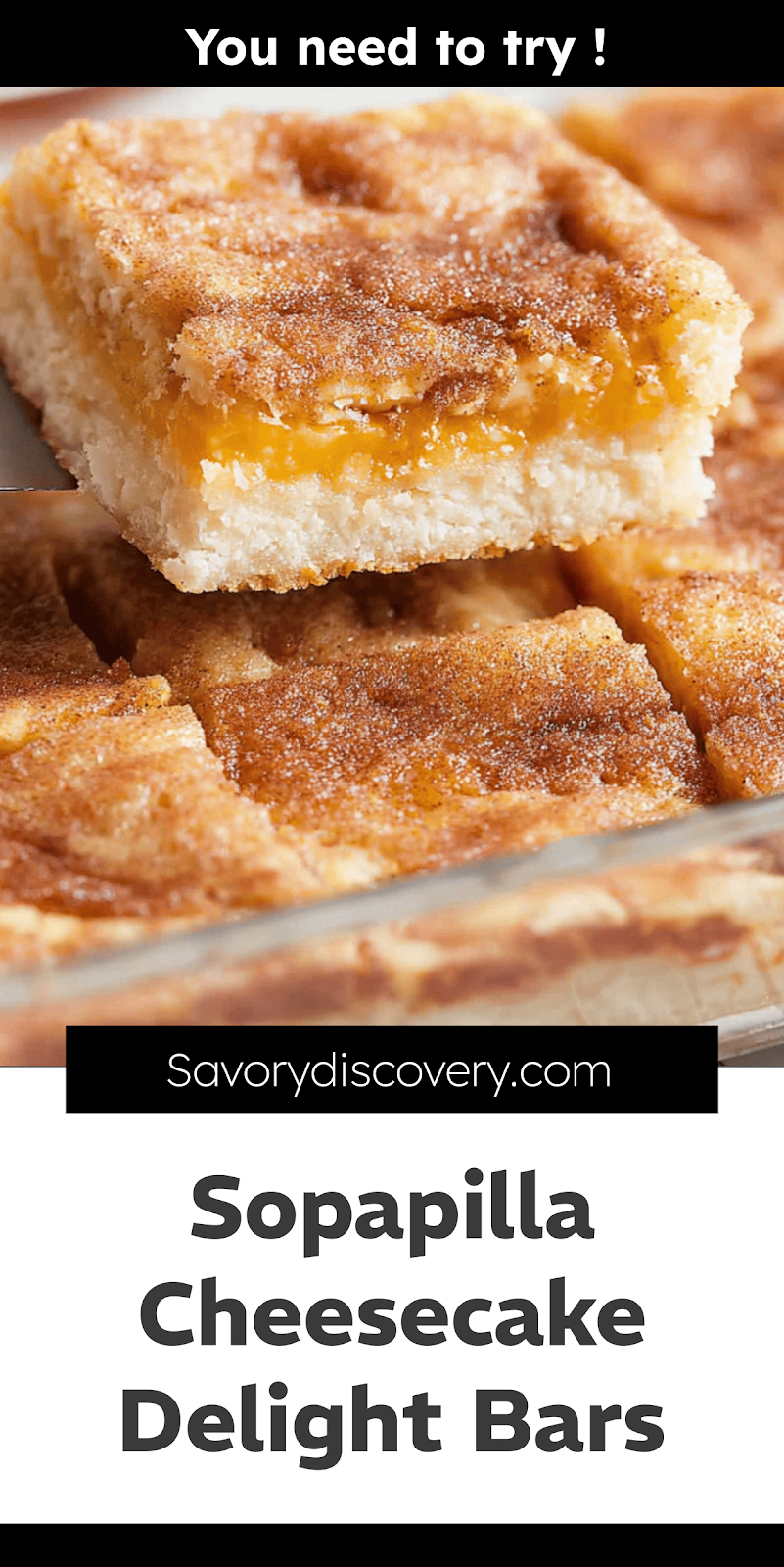 Sopapilla Cheesecake Delight Bars