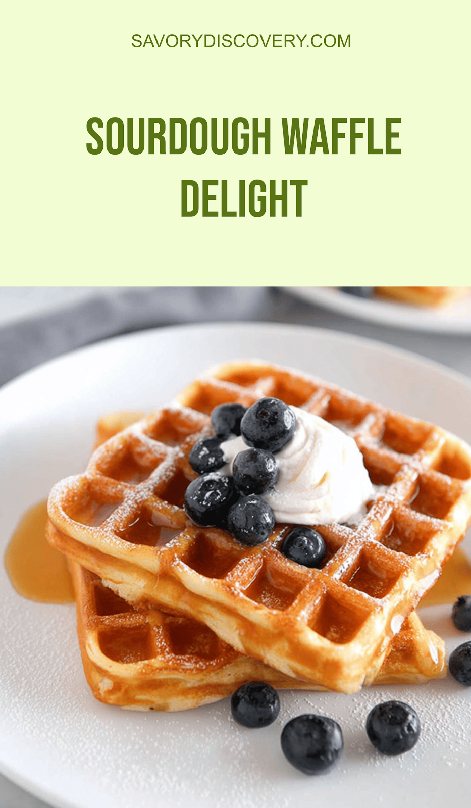 Sourdough Waffle Delight
