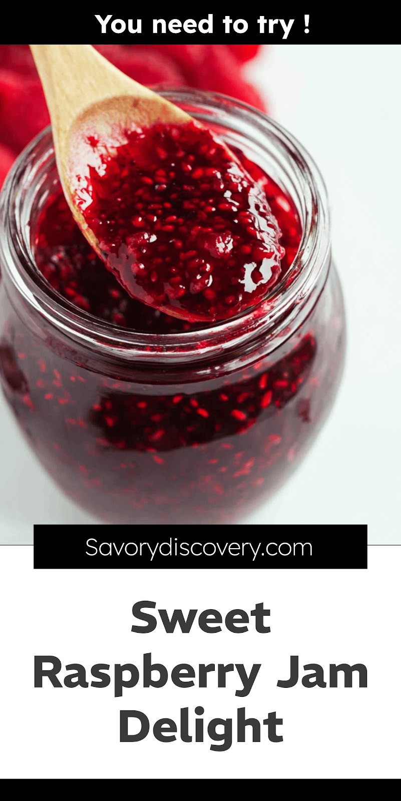 Sweet Raspberry Jam Delight