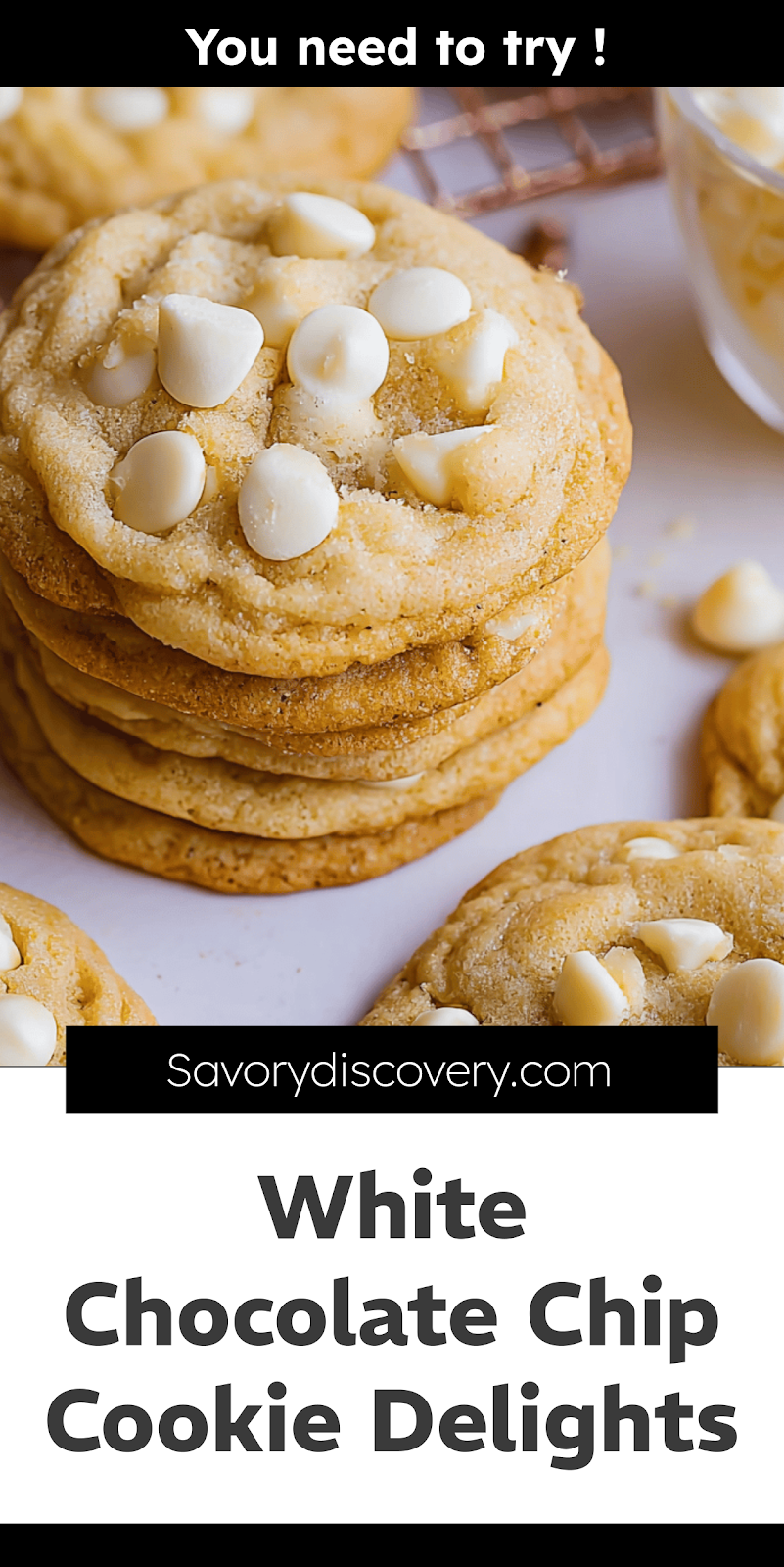 White Chocolate Chip Cookie Delights