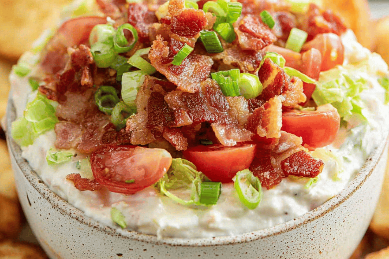 Bacon Lettuce Tomato Dip Delight