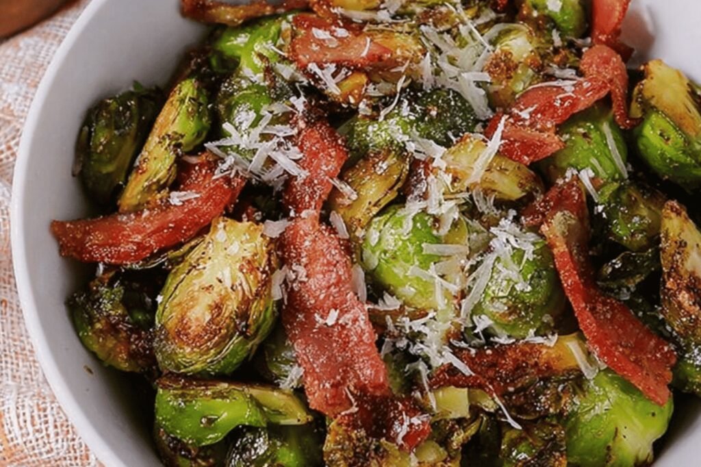 Bacon Roasted Brussels Sprouts