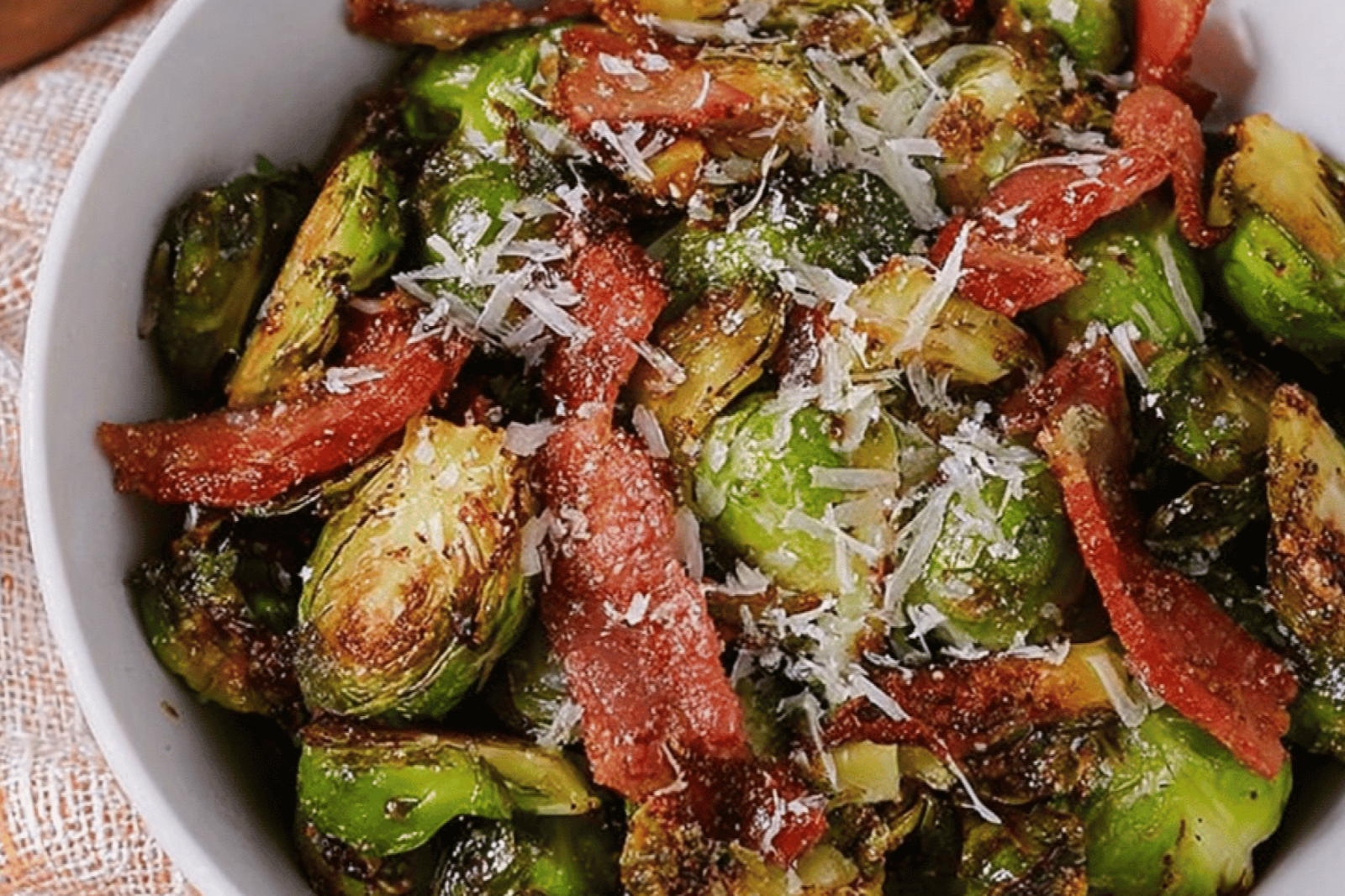 Bacon Roasted Brussels Sprouts