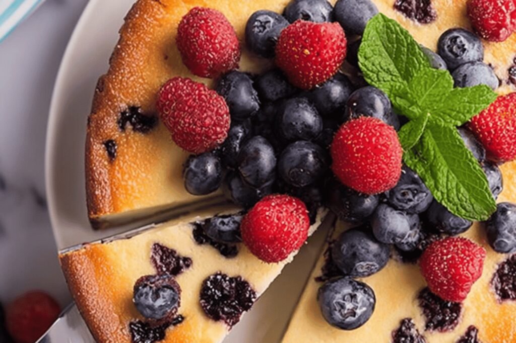 Berry Ricotta Cheesecake Delight