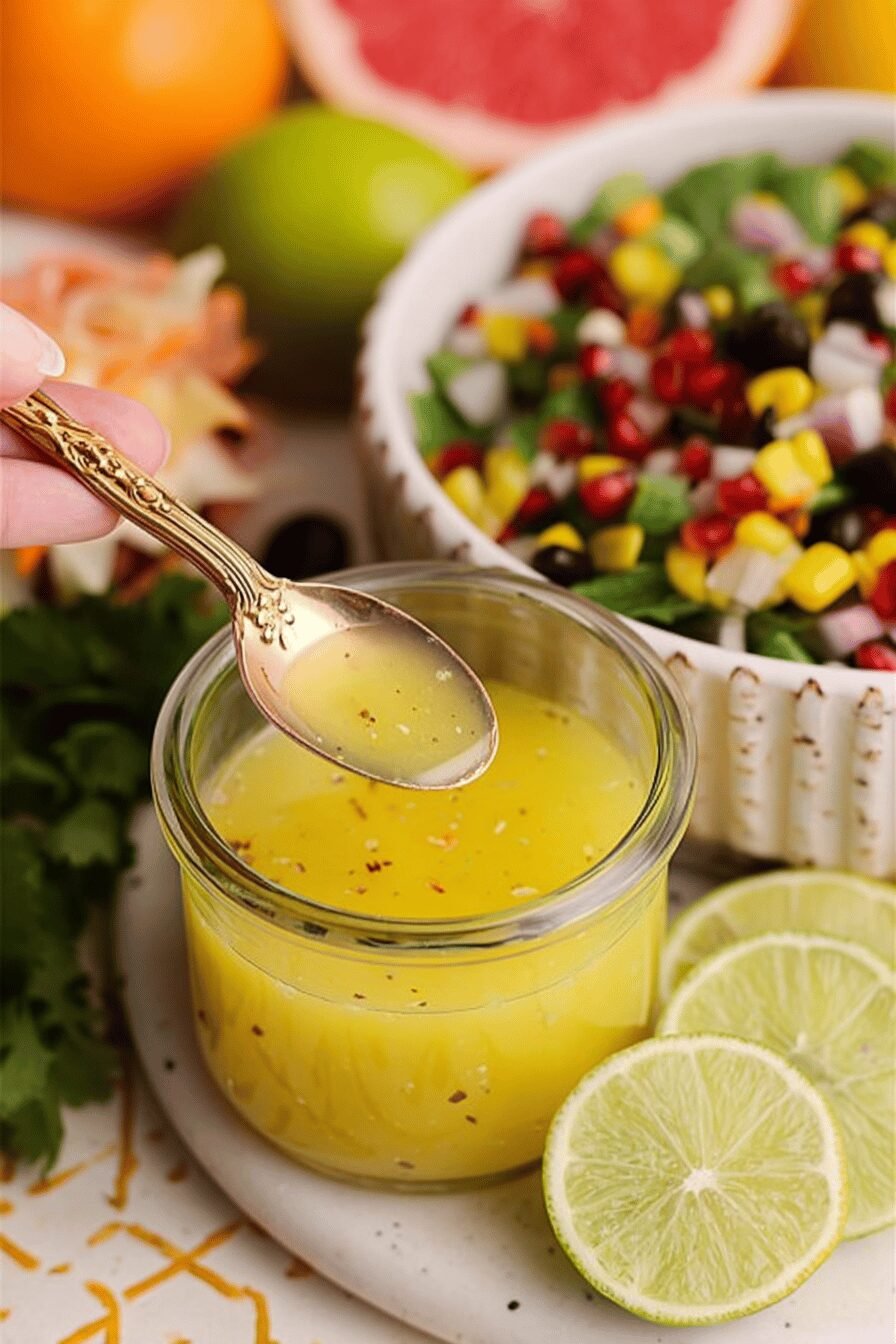 Bright Citrus Vinaigrette with Zesty Lemon Twist