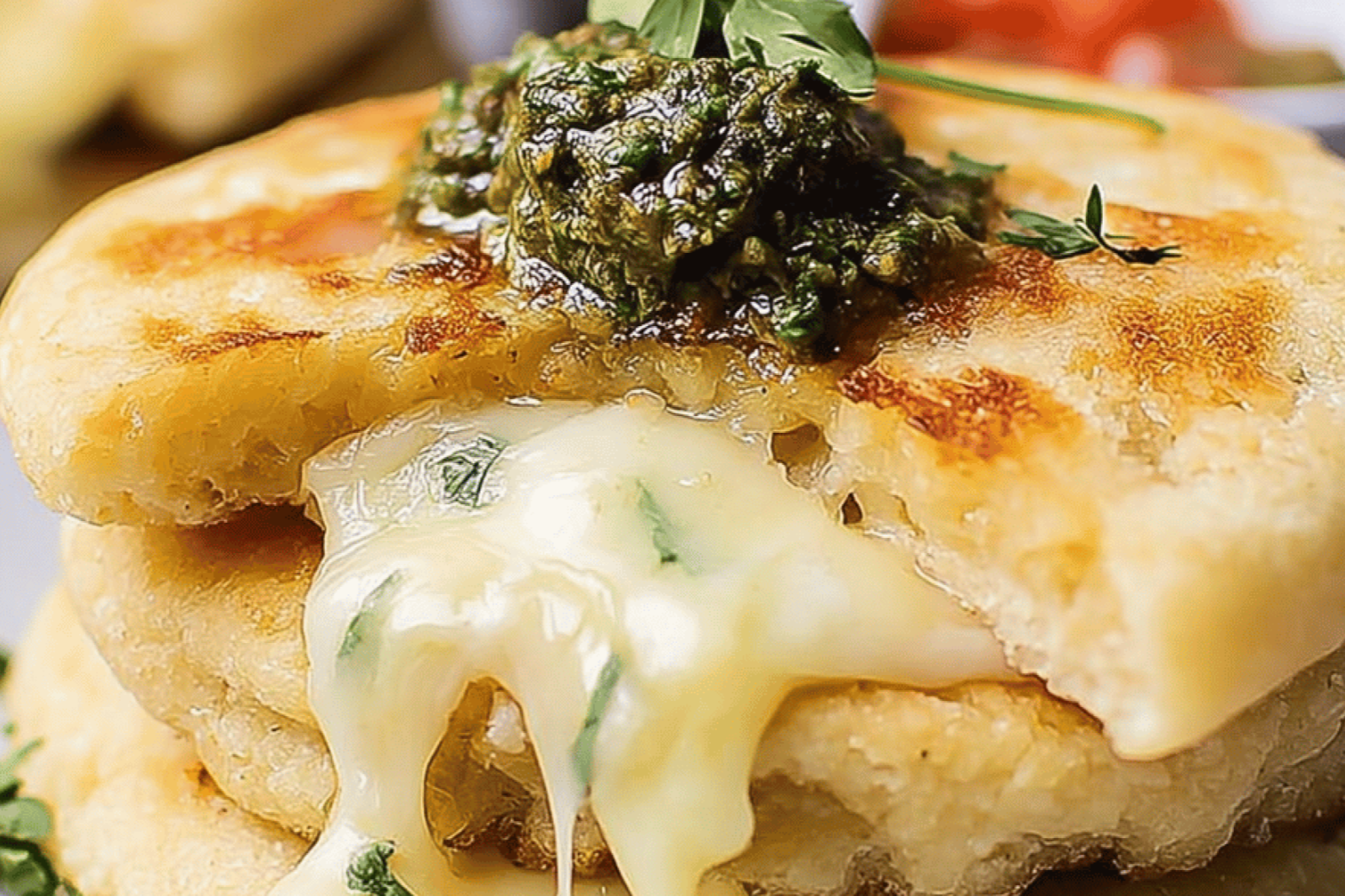Cheesy Arepa Delight