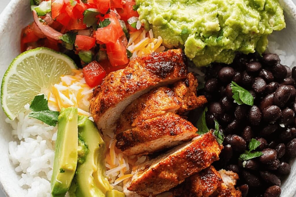 Chipotle Chicken Burrito Bowl Delight