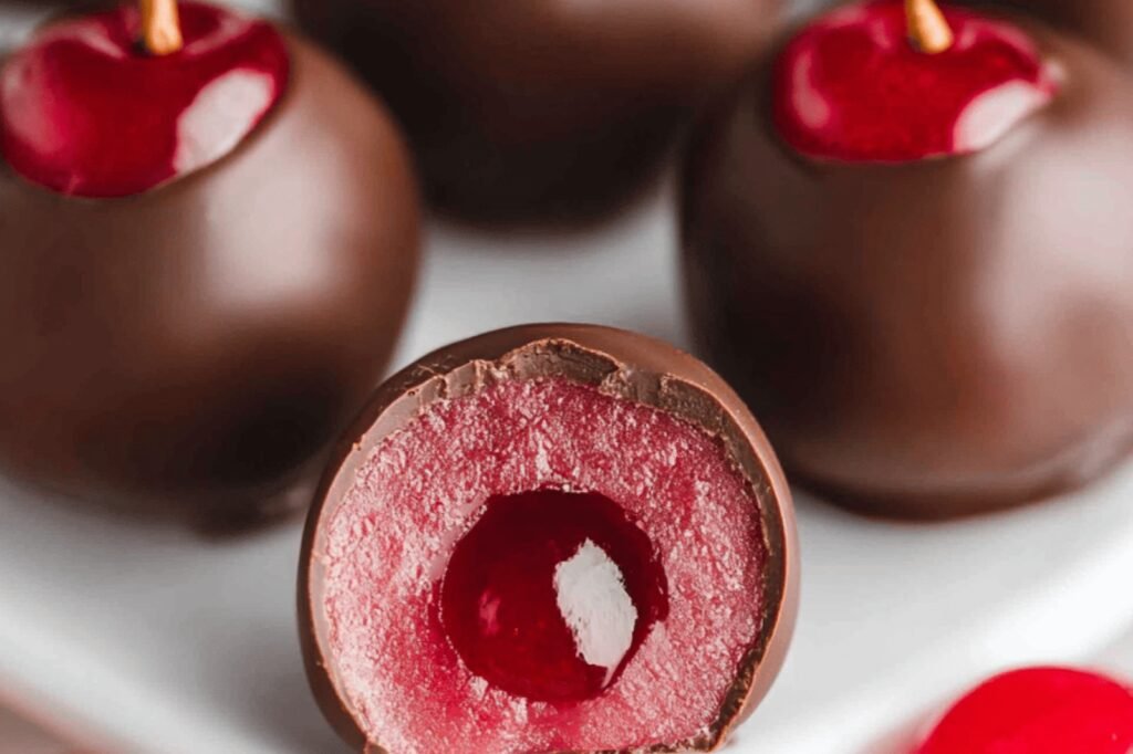 Chocolate-Dipped Cherry Delights