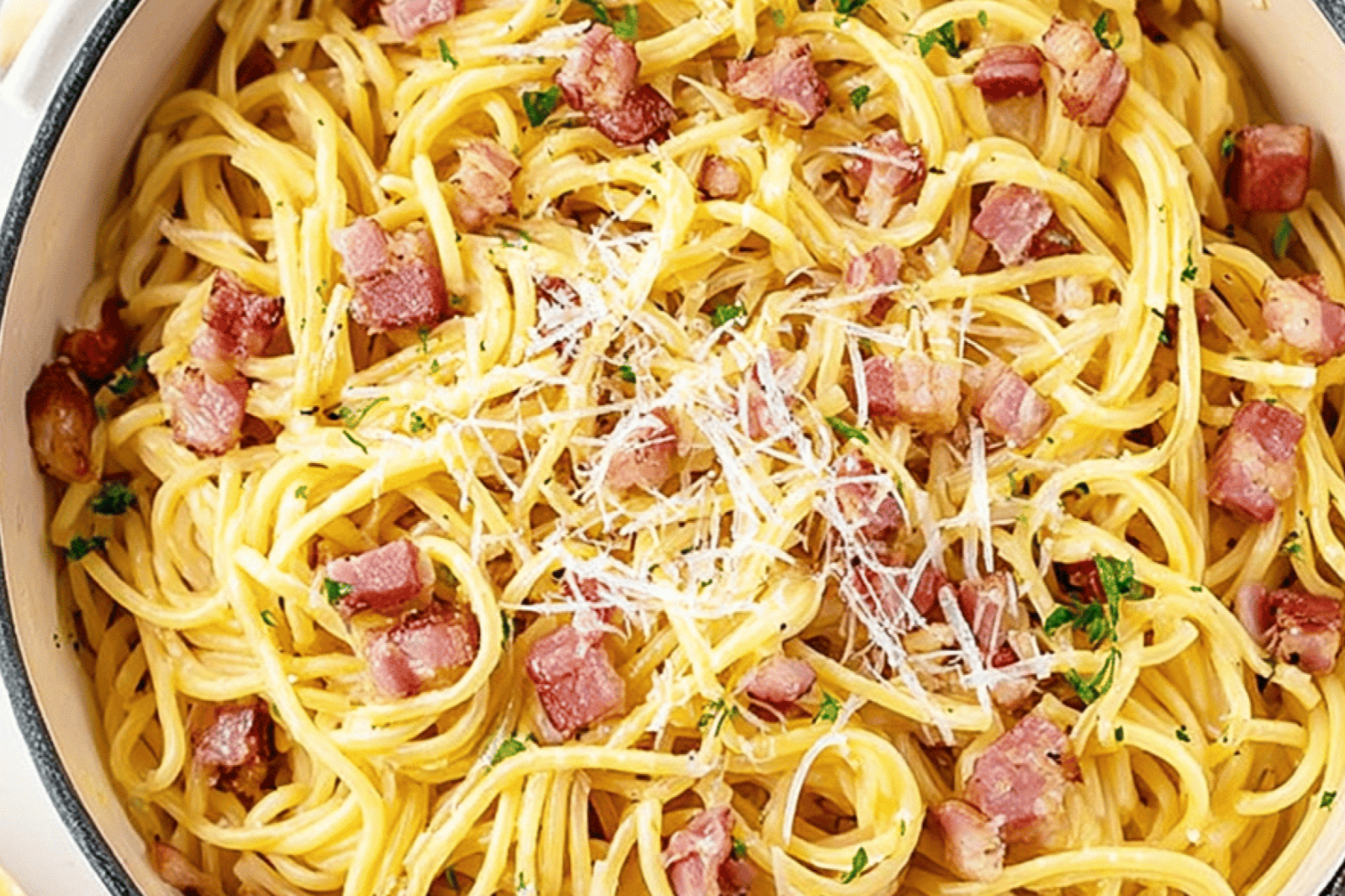 Classic Roman Carbonara Pasta