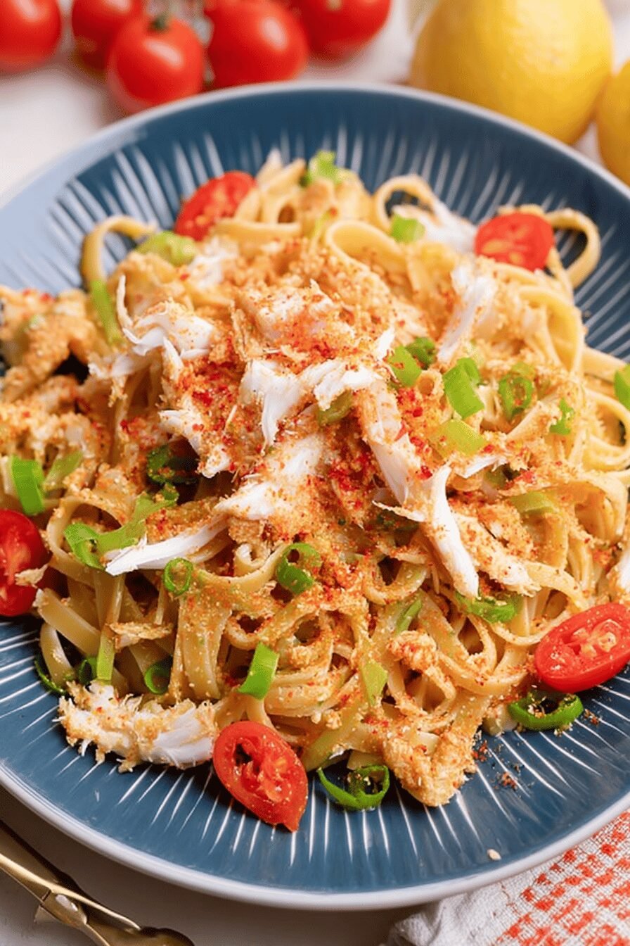 Creamy Crab Pasta with a Chili Kick