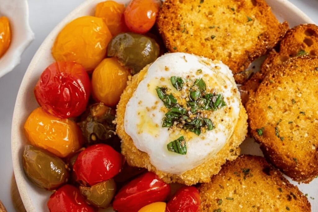 Crispy Air Fryer Burrata Bites