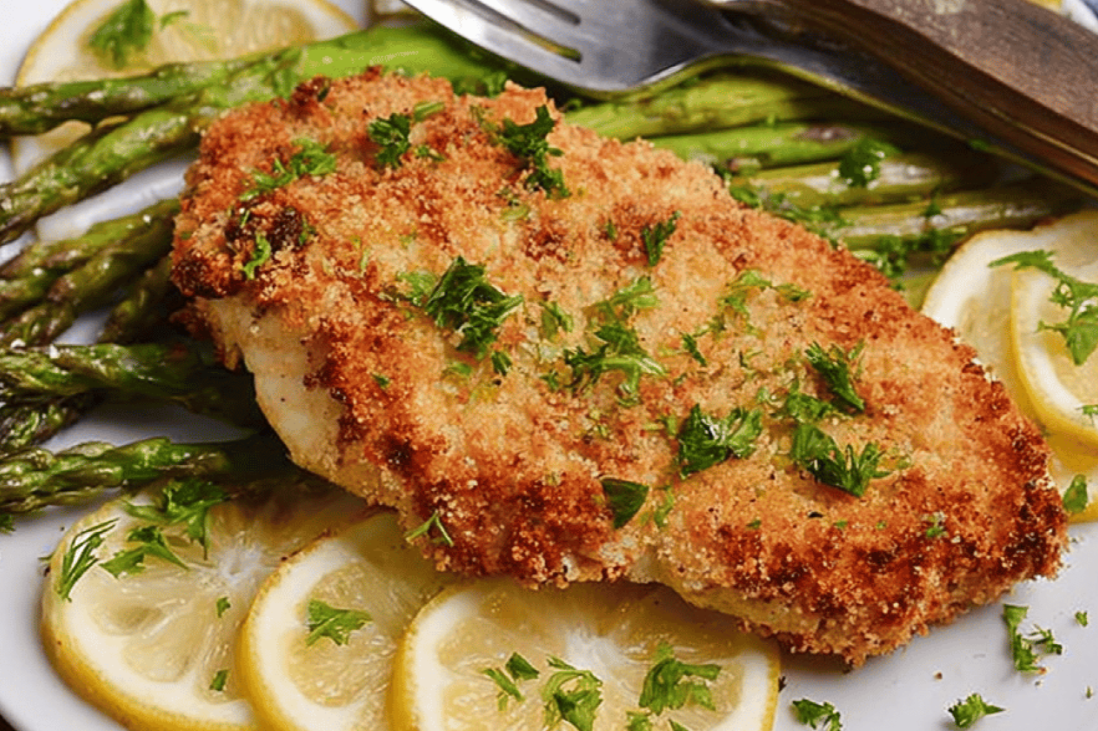 Crispy Baked Caesar Chicken