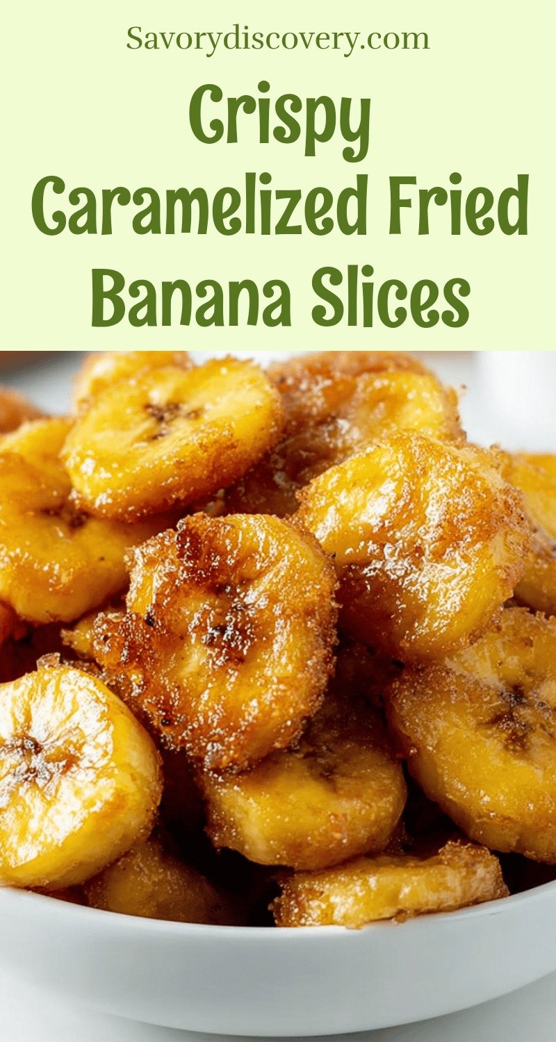 Crispy Caramelized Fried Banana Slices