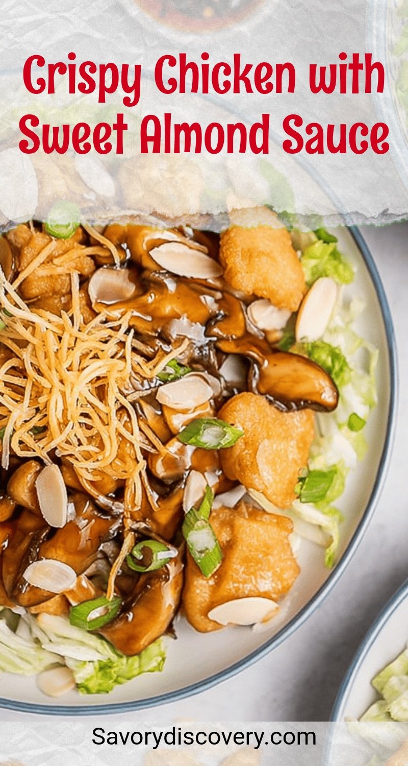 Crispy Chicken with Sweet Almond Sauce