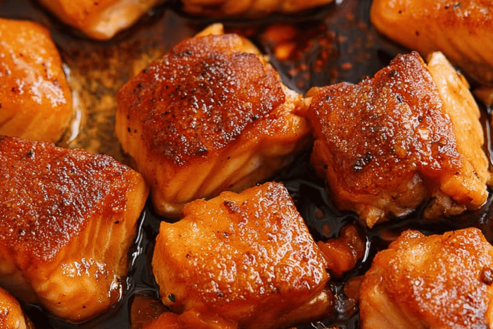 Crispy Pan-Seared Salmon Bites