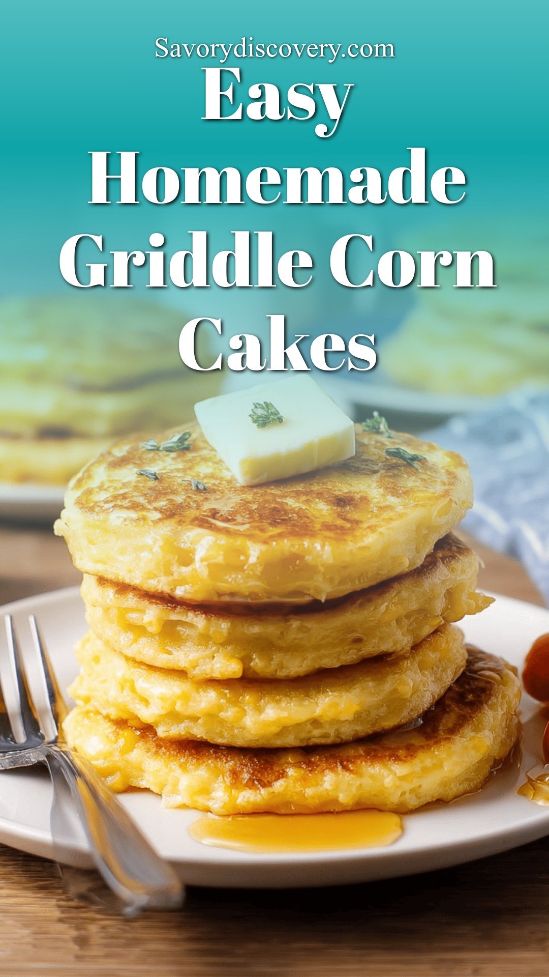 Easy Homemade Griddle Corn Cakes