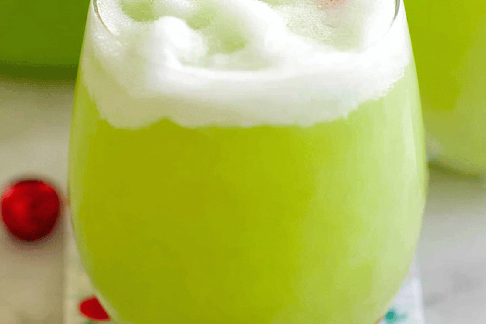 Grinch Punch Holiday Drink