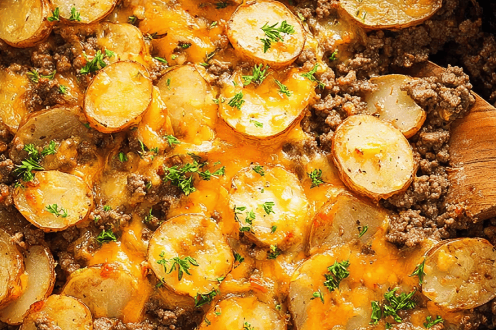 Hearty Ground Beef and Potato Skillet