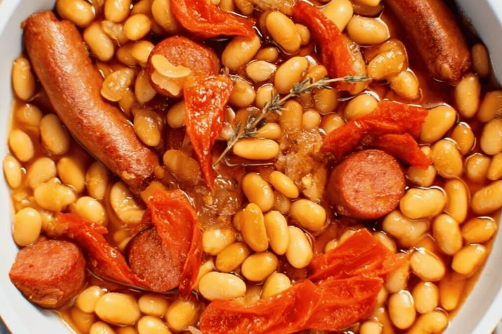 Homemade Franks and Beans Delight