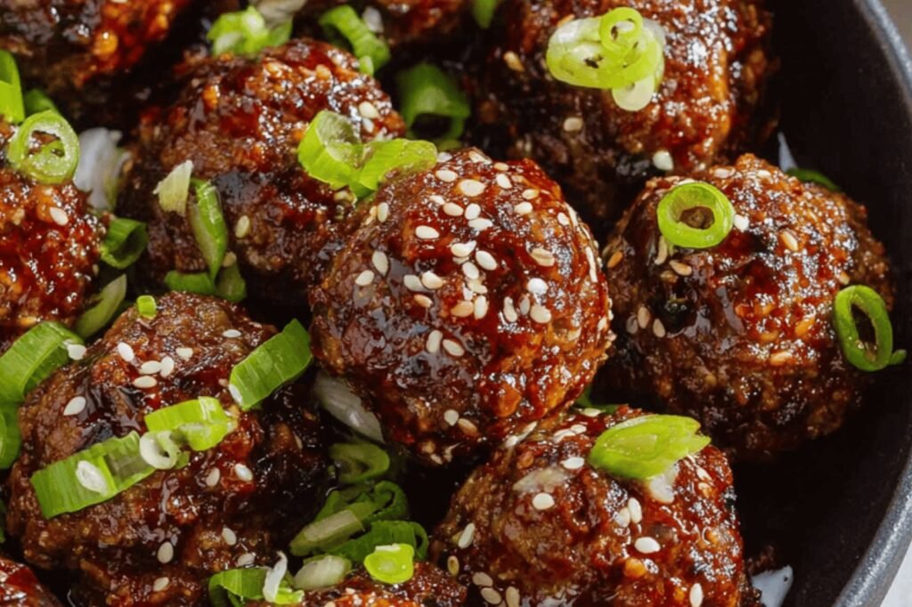 Korean-Style Savory Meatballs