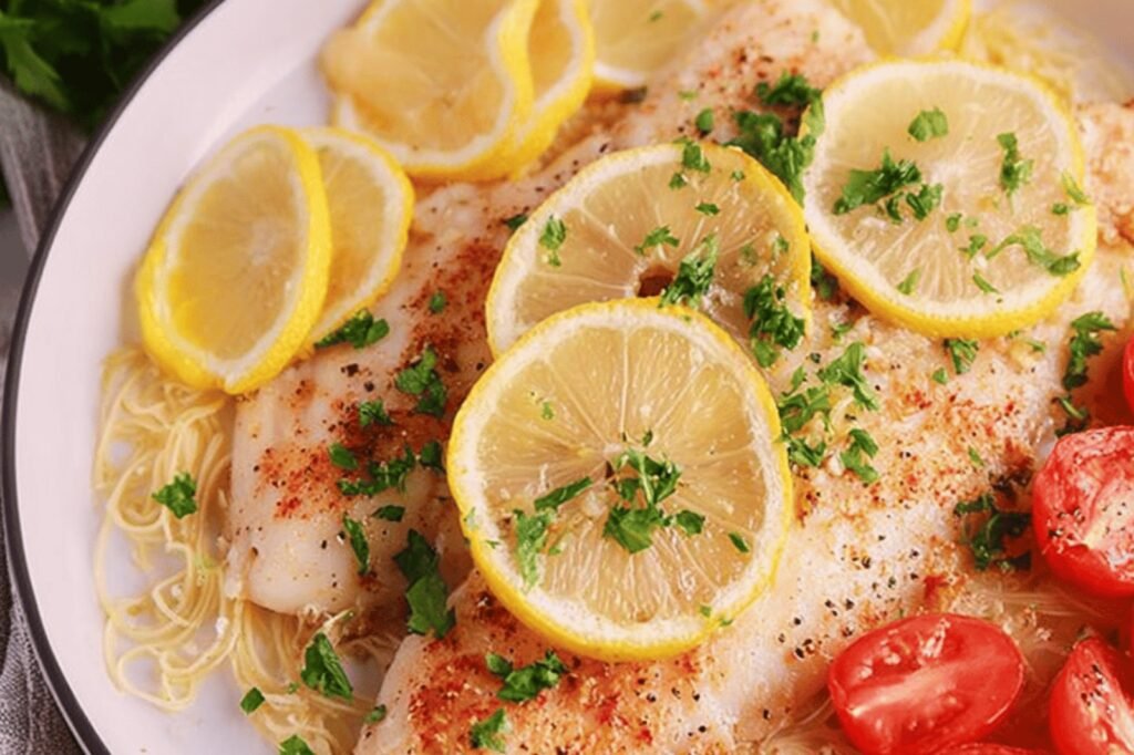 Lemon Garlic Butter Baked Tilapia Delight