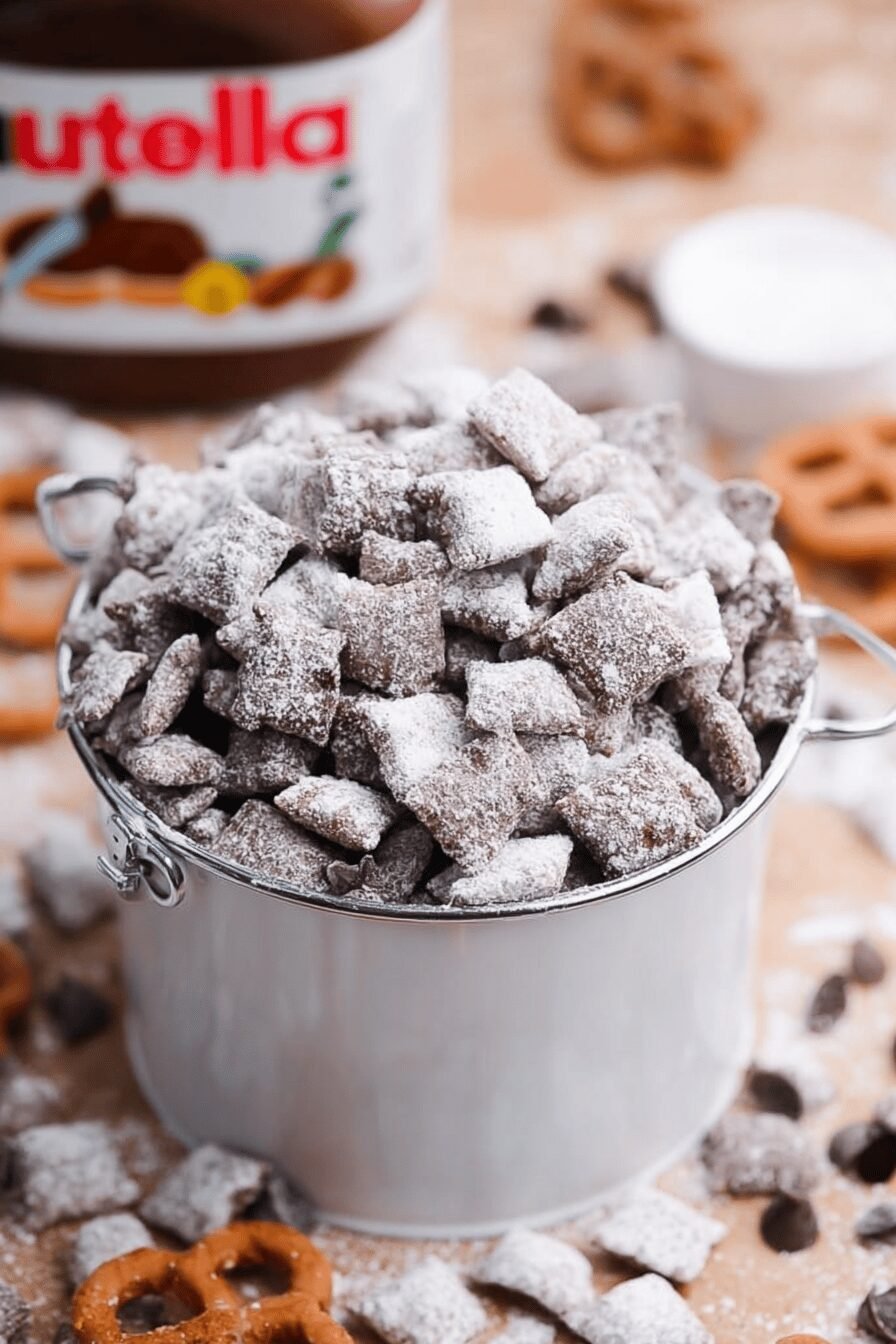 Nutella Puppy Chow Snack Mix