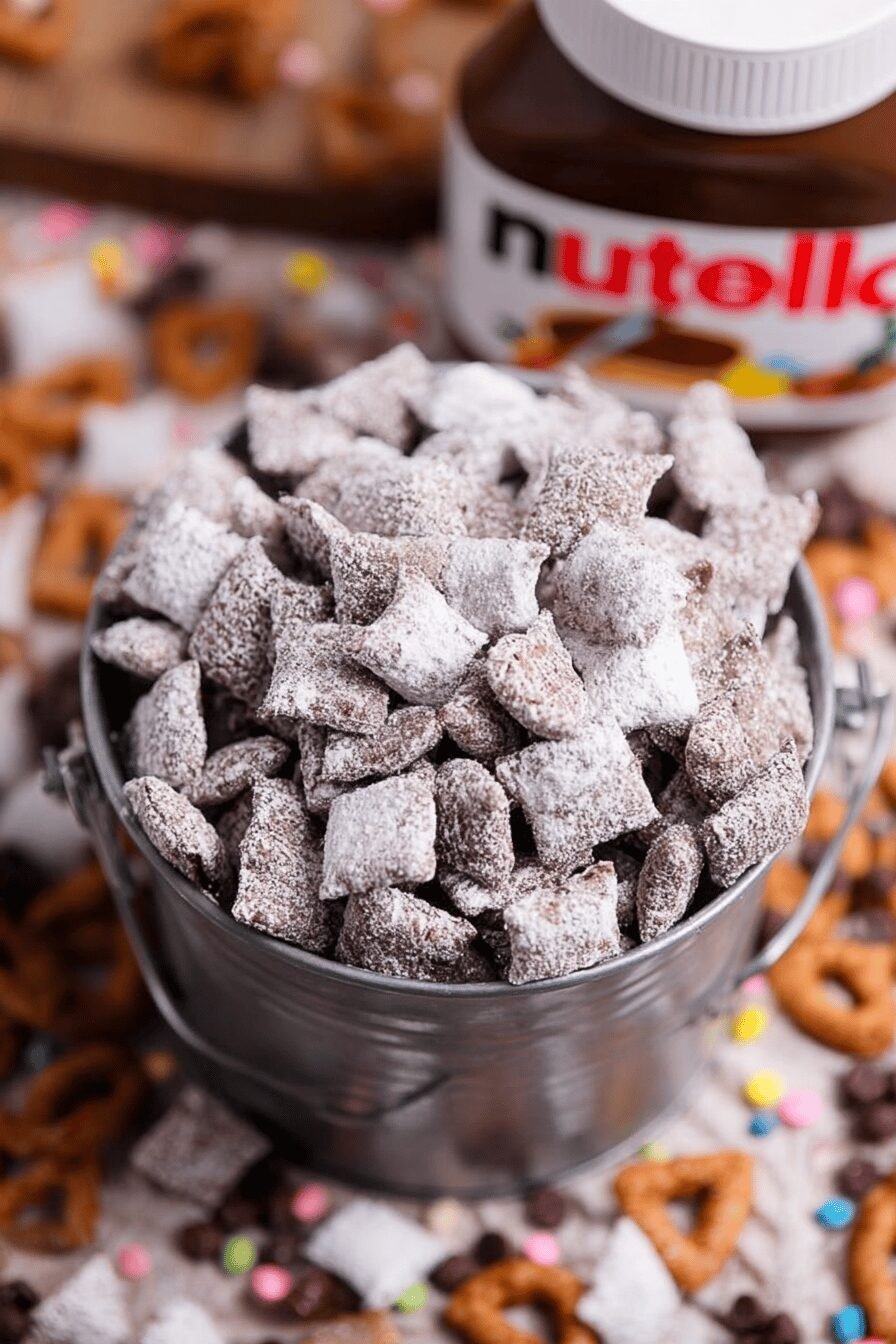 Nutella Puppy Chow Snack Mix