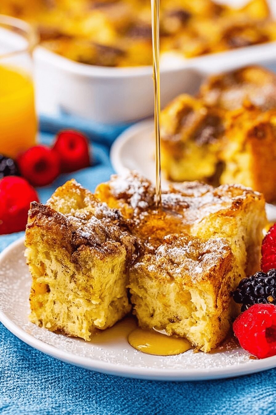 Overnight French Toast Casserole Bake
