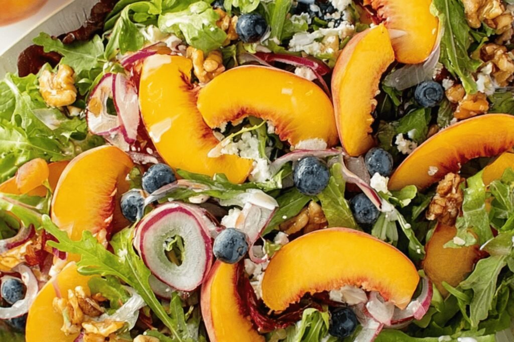 Peach Summer Salad Delight