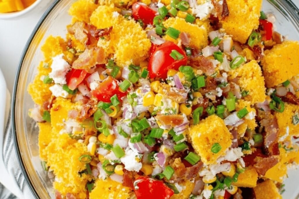 Savory Cornbread Salad Delight